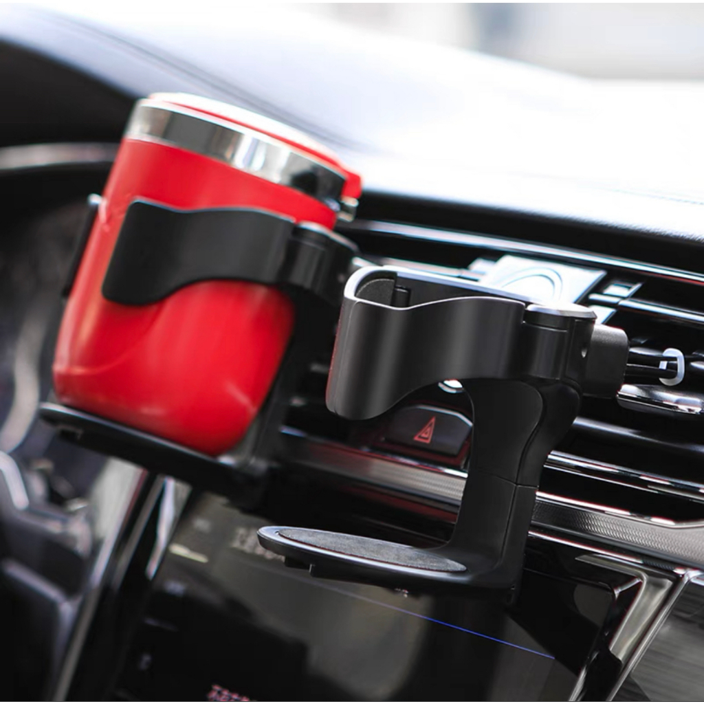 Giá đỡ cốc nước trên xe hơi Ô tô - Giá đỡ gạt tàn mini trên xe hơi Ô tô - Giá đỡ đa năng gắn khe gió xe hơi Ô tô.