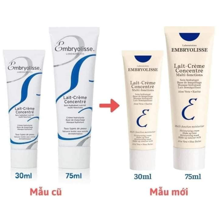 Kem Dưỡng Ẩm Phục Hồi Da Embryolisse Lait Creme Concentre Mẫu Mới