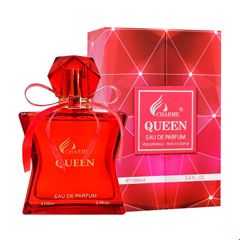 Nước hoa Nữ Charme Queen 100ml ướp cánh hồng thơm ngát trên làn da mềm mại, lưu hương lâu và toả hương xa
