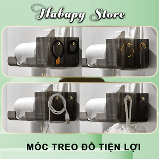 Giá treo máy sấy tóc dán tường