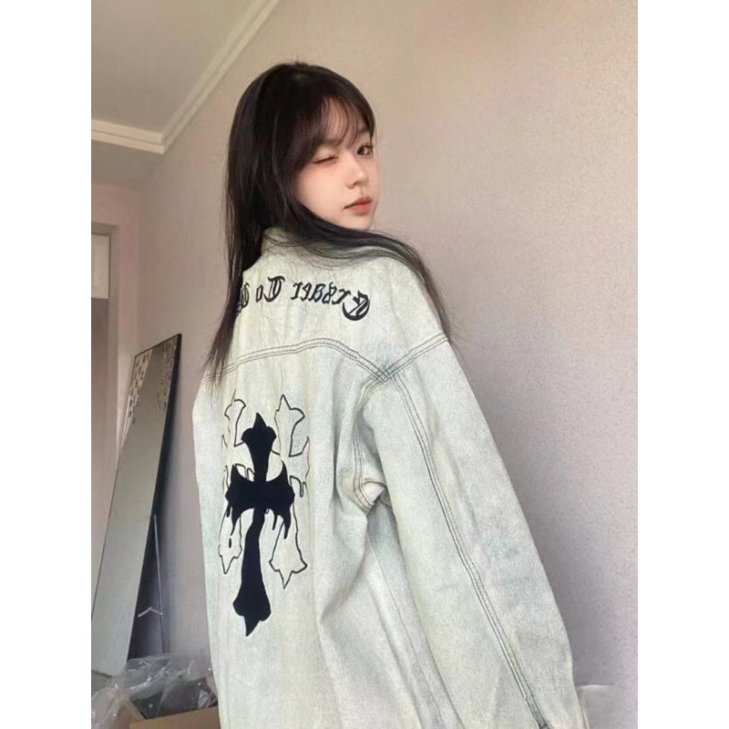 Áo khoác bò Chormheart màu nhạt