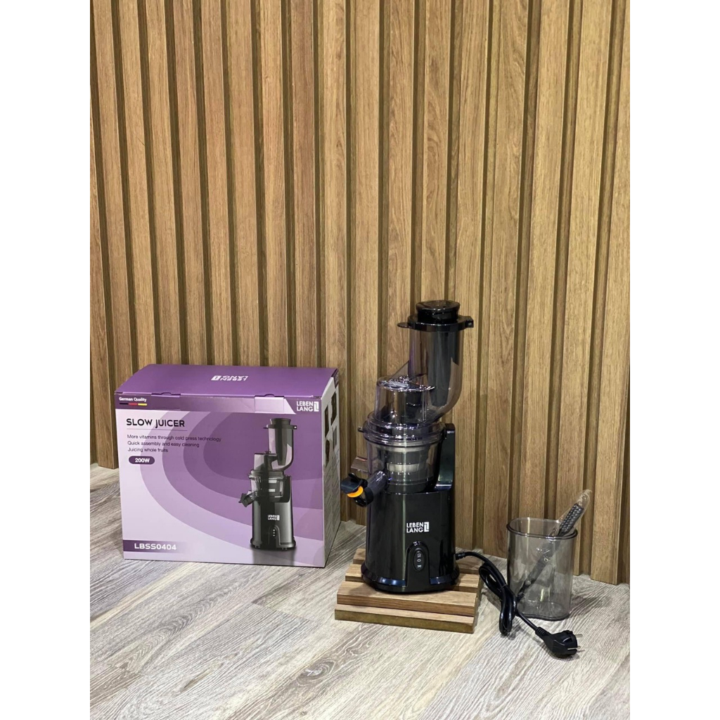 Máy ép chậm đa năng LEBENLANG dung tích 1000ml, công suất 200W, bảo hành 24 tháng – LBSS0404