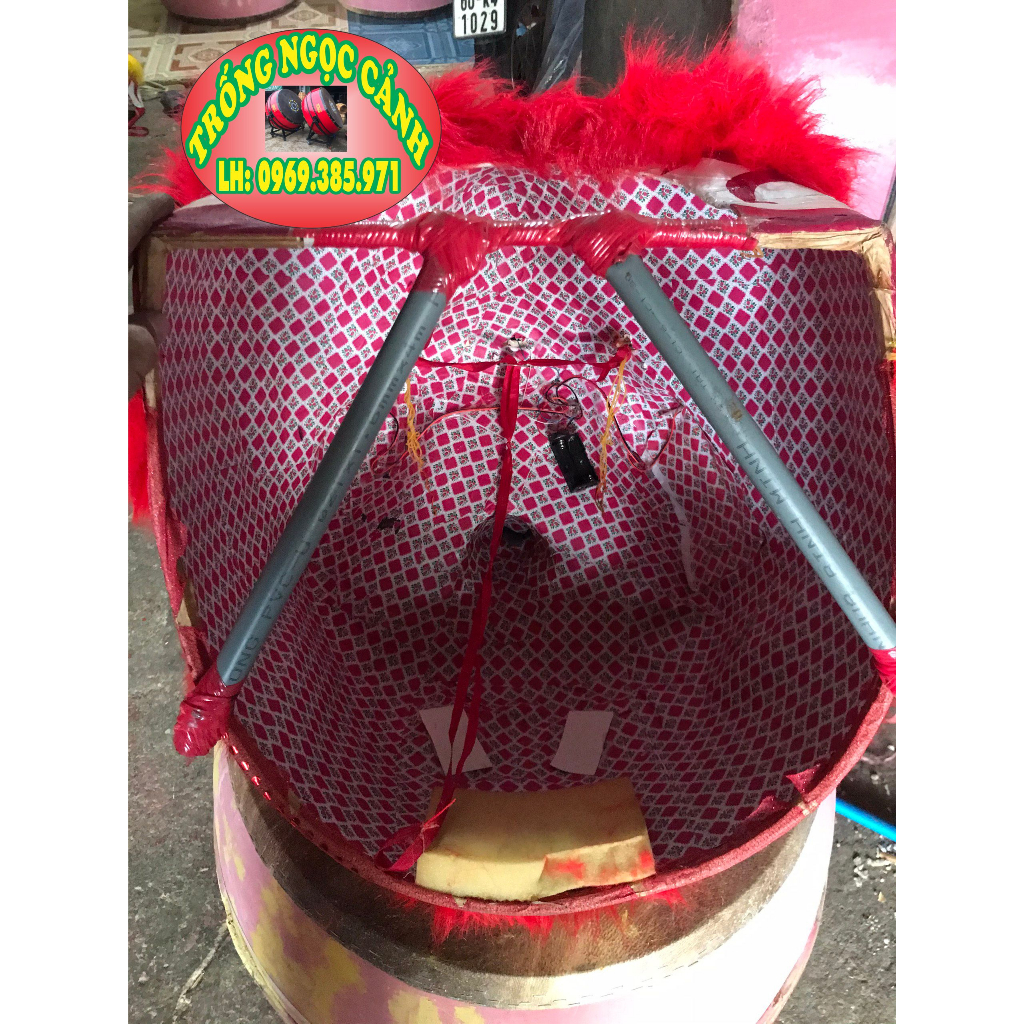 Đầu lân sư tử loại đẹp size 55cm Hàng Trung cỡ lớn Đầu múa lân cho trẻ từ 11 tuổi trở lên
