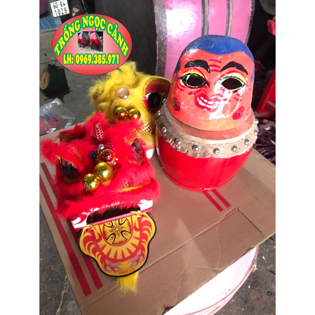 Đầu múa lân cho bé Đầu lân mini