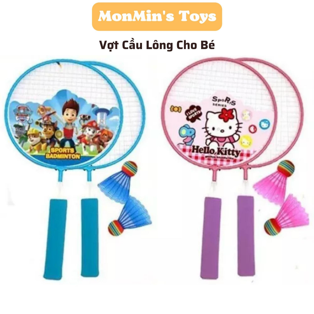 Vợt cầu lông cho bé, đồ chơi thể thao vận động, đồ chơi ngoài trời