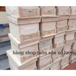 [HÀNG ĐẸP GỖ TỐT]   Thùng Nuôi Ong Mật Gỗ Gạo