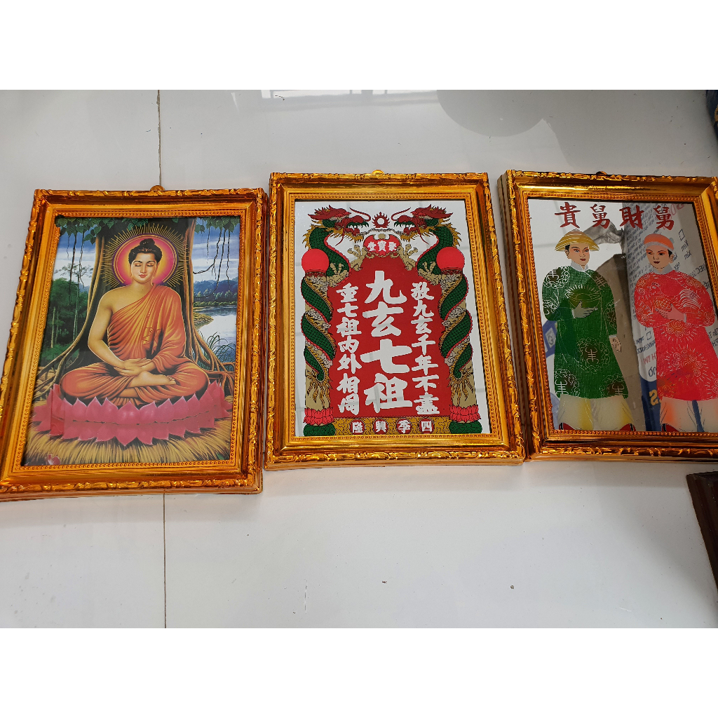 Quan Công 5 Ông, Khuôn Hình Thờ, Bài Vị Thờ Cúng, Tranh Kính Độ Mệnh.