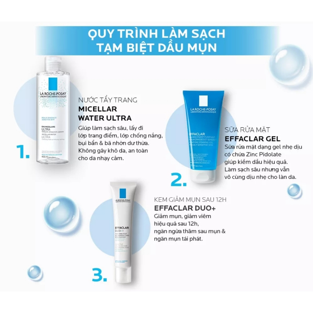 Nước làm sạch sâu và tẩy trang cho da nhạy cảm Micellar Water Ultra Sensitive 50ml