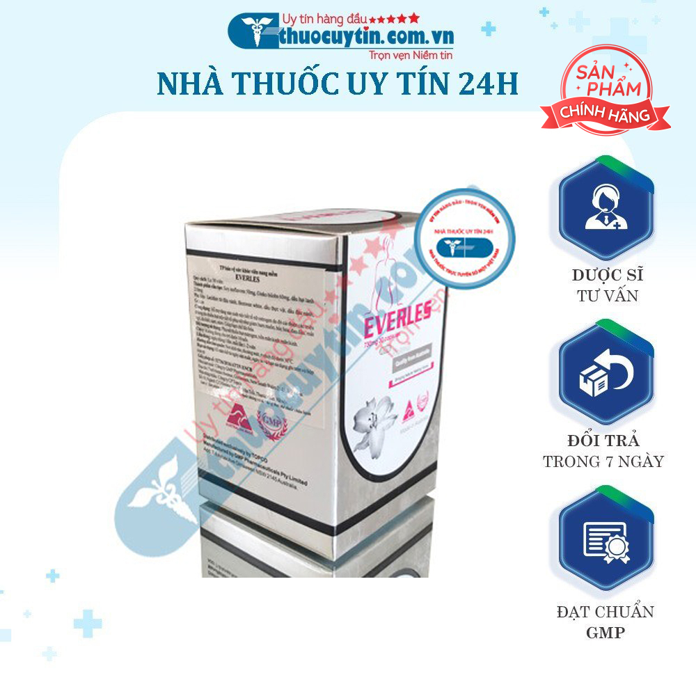 Everles Hộp 30 viên hỗ trợ bổ sung nội tiết tố nữ