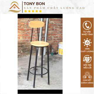 GHẾ QUÂY BAR(Chân Sắt Tĩnh Điện,GỖ CAO SU 100%)Cho QUÁN CAFE,NHÀ HÀNG - TONY BON