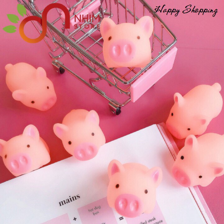 Đồ Chơi Squishy Chú Heo Mềm Chút Chít Kute Giảm Stress