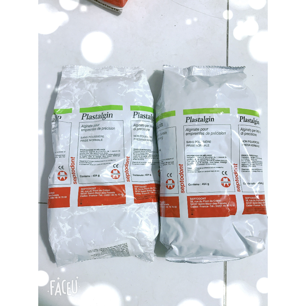 [BÁN CHẠY] Chất lấy dấu (Alginate) Plastalgin 454g - Septodont