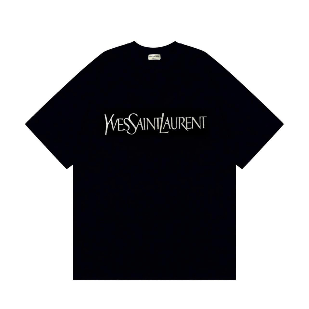 Áo thun boi phố YSL kim tuyến bling bling