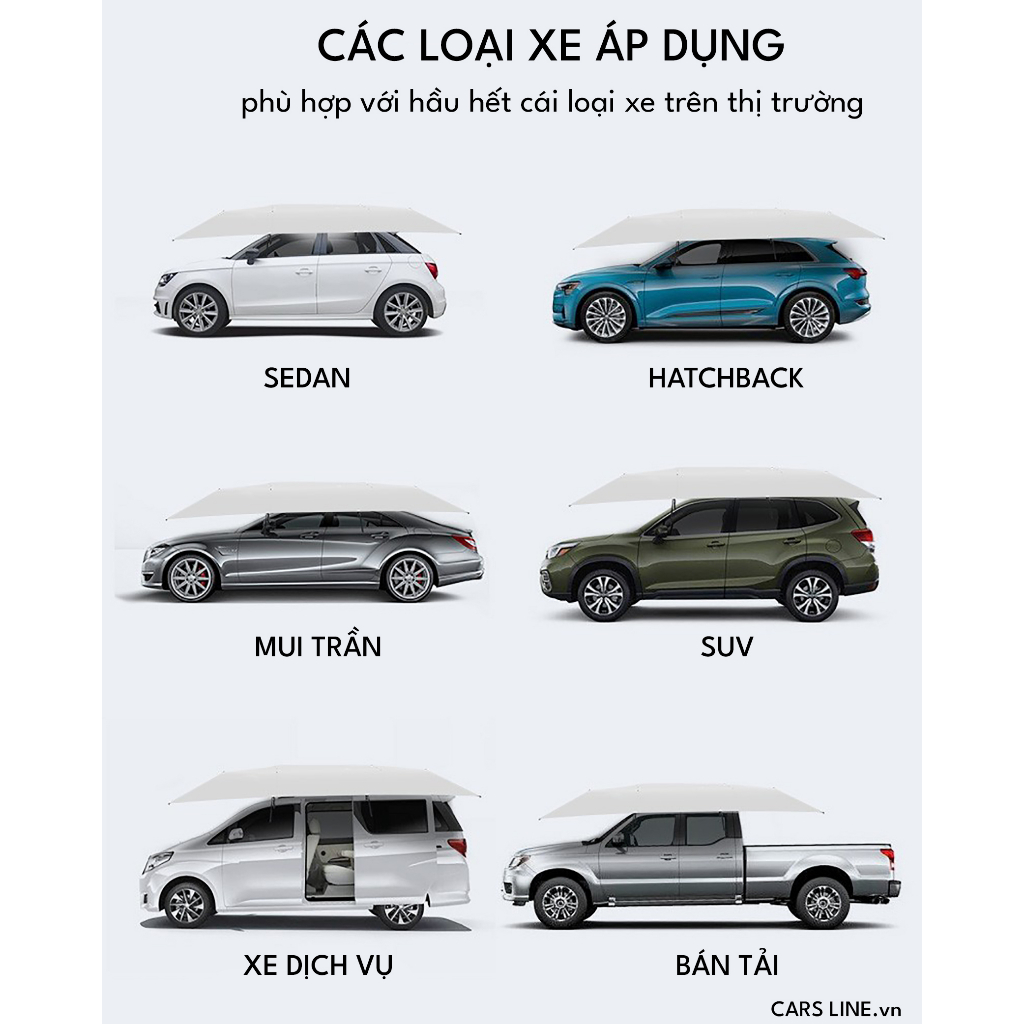 Dù che xe hơi Ô tô thông minh- Dù chóng tia Uv bảo vệ xe hơi Ô tô - Dù che nắng che mưa xe hơi Ô tô