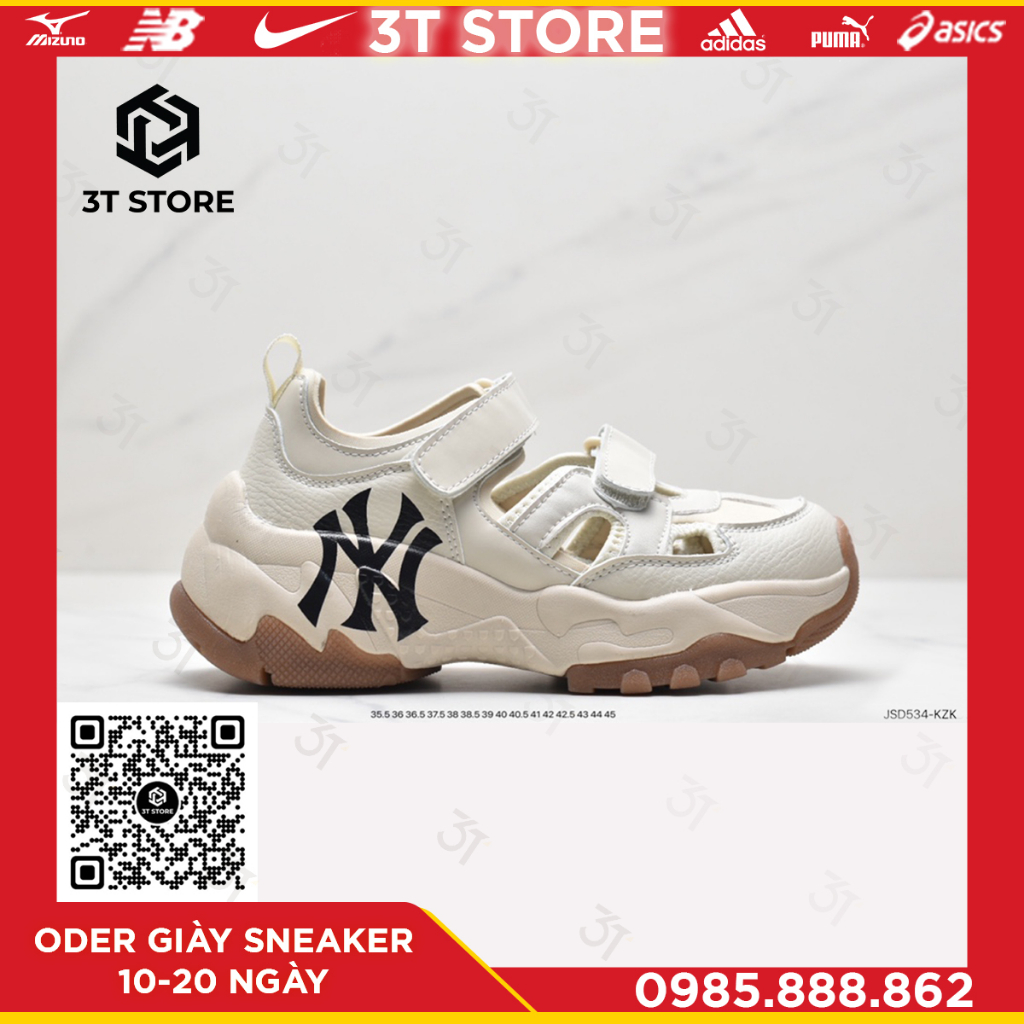 GIÀY SNEAKER MÃ SẢN PHẨM: 3ASDCH133（GP006C）_ MLB Big Ball Chunky Mesh _FULL BOX_FREE SHIP