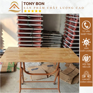 Bàn ăn gỗ cao su nguyên chất 6070