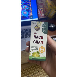 Xịt khử mùi thảo dược TQK 20ml, xịt nách, xịt chân, chiết xuất thiên nhiên, chanh, muối, trà xanh, trầu không,ngải