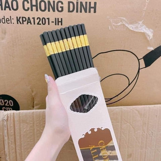 BỘ 10 ĐÔI ĐŨA MẠ VÀNG CAO CẤP