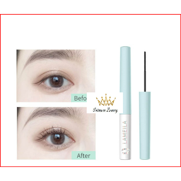 (Sỉ) Mascara Siêu Mảnh Tơi Mi Lameila Skinny Microcara Vỏ Xanh, Chuốt Mi Siêu Mảnh Tơi - Princess Beauty