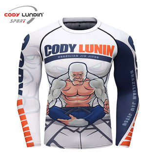 Áo MMA, Jiu-Jitsu, Muay Thái - Áo thun lạnh dài tay co dãn Cody Lundin Sport