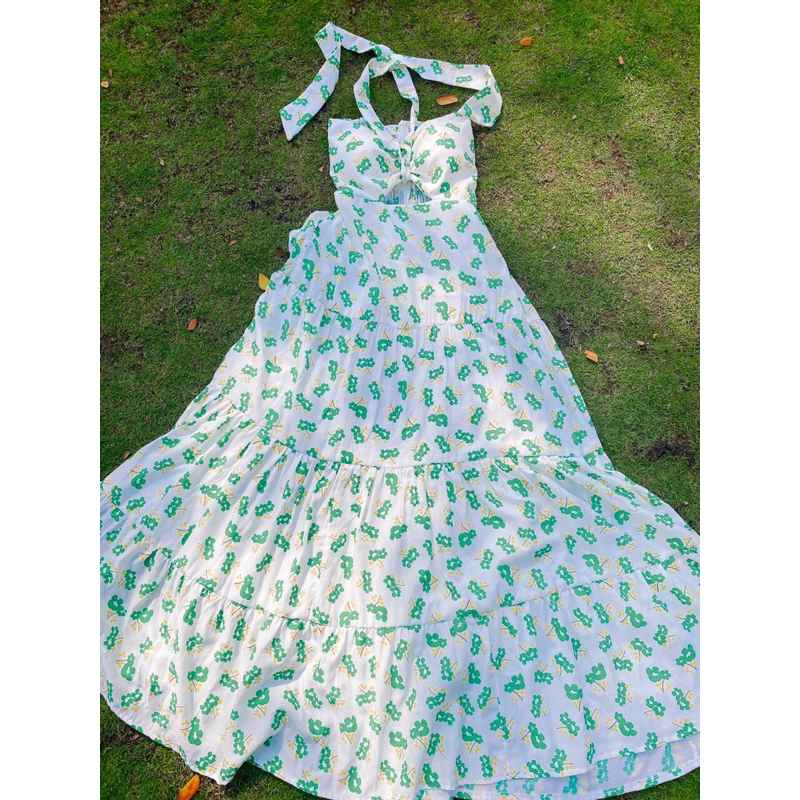 Set Gia Đình Đi Biển: TRẮNG HOA XANH tươi mát cho mùa hè❤️