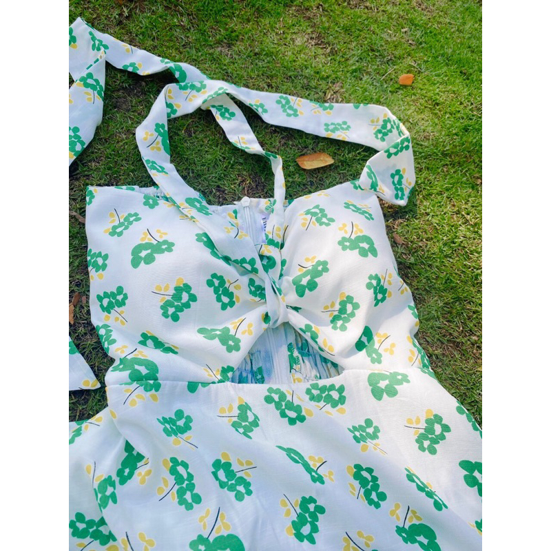 Set Gia Đình Đi Biển: TRẮNG HOA XANH tươi mát cho mùa hè❤️