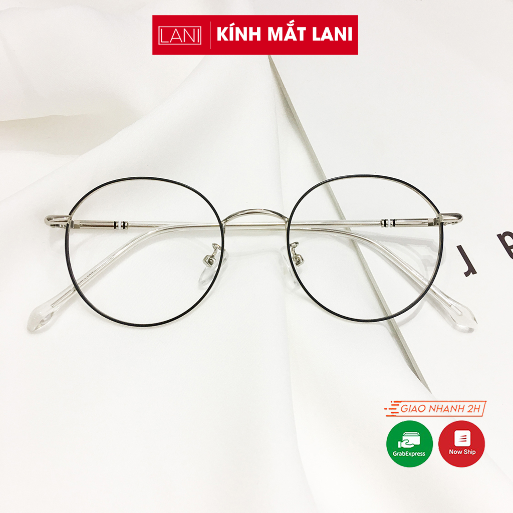 Gọng kính cận LANI kim loại tròn cho mặt nhỏ màu sắc nhẹ nhàng 29120 - dành cho mặt nhỏ