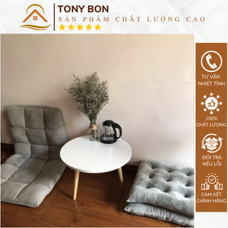 Bàn trà sofa/ bàn  tròn ngồi bệt chân gỗ tự nhiên tiện ích (đủ kích thước 40-50-60),BÀN CHÂN XOÁY