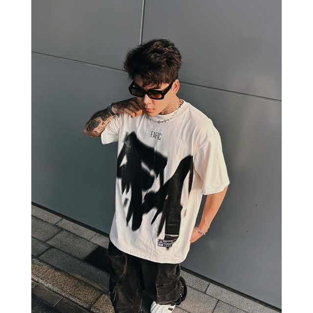 Áo thun Fafic in chữ FA Big logo áo thun local brand unisex