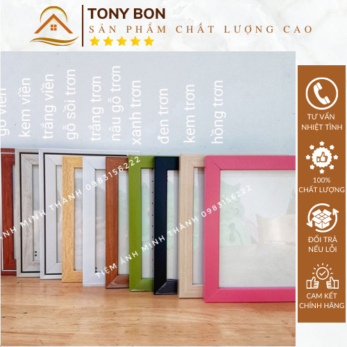 Khung ảnh để bàn, treo tường cỡ 13x18 MICA -TONY BON