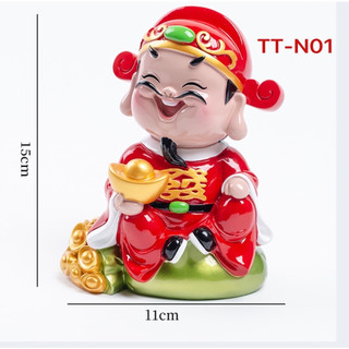Tượng thần tiền chiêu tài _ hút lộc size 15 cm
