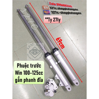 Cặp phuộc trước gắn phanh đĩa Win 100/ 125cc