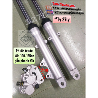 [HCM] Cặp phuộc trước gắn phanh đĩa Win 100/ 125cc
