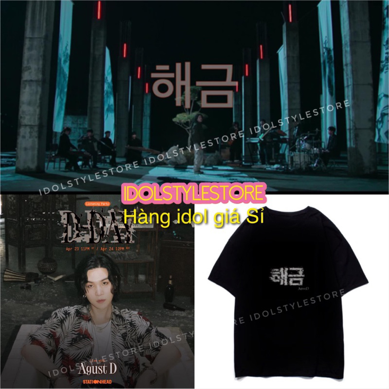 Áo thun tay lỡ Haegeum Suga BTS