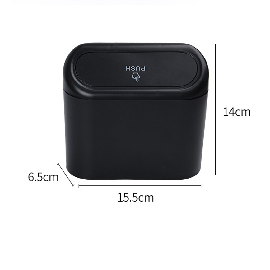 Hộp đựng rác mini tiện lợi trên xe hơi Ô tô - Thùng rác mini có nắp trên xe hơi Ô tô- Thùng rác giữ vệ sinh cho xe hơi.