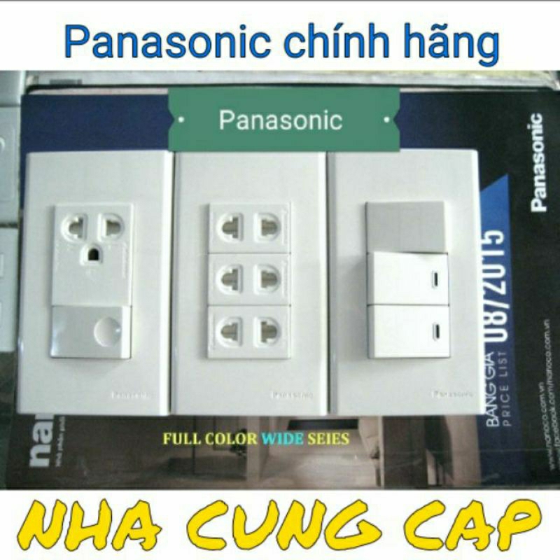 (GIÁ SỐC) Ổ CẮM CÔNG TẮC PANASONIC CHÍNH HÃNG