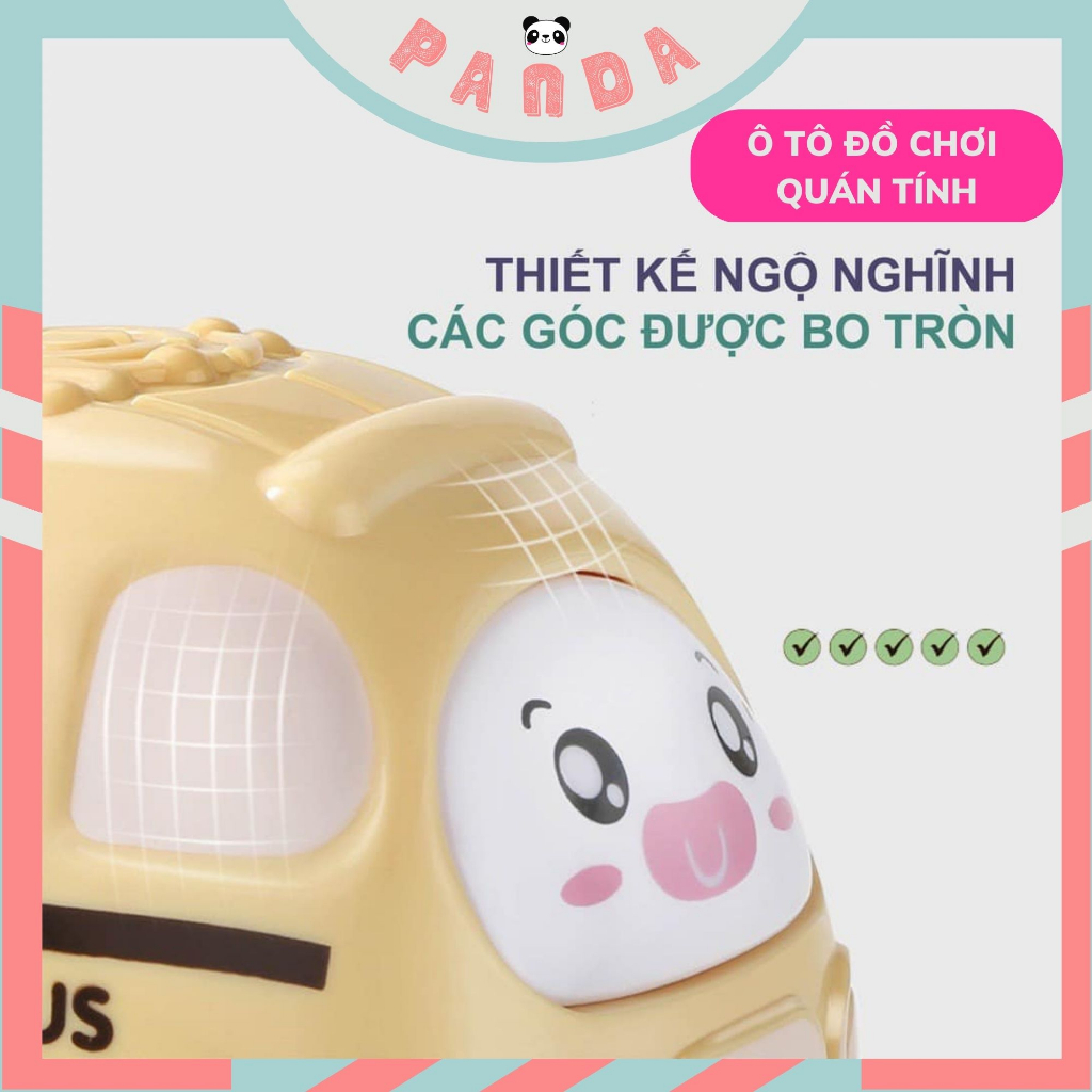 Đồ Chơi Ô Tô Quán Tính Mô Tả Xe Cứu Hỏa, Cứu Thương, Cảnh Sát, Taxi Hình Ngộ Nghĩnh Cho Bé PANDA TOYS