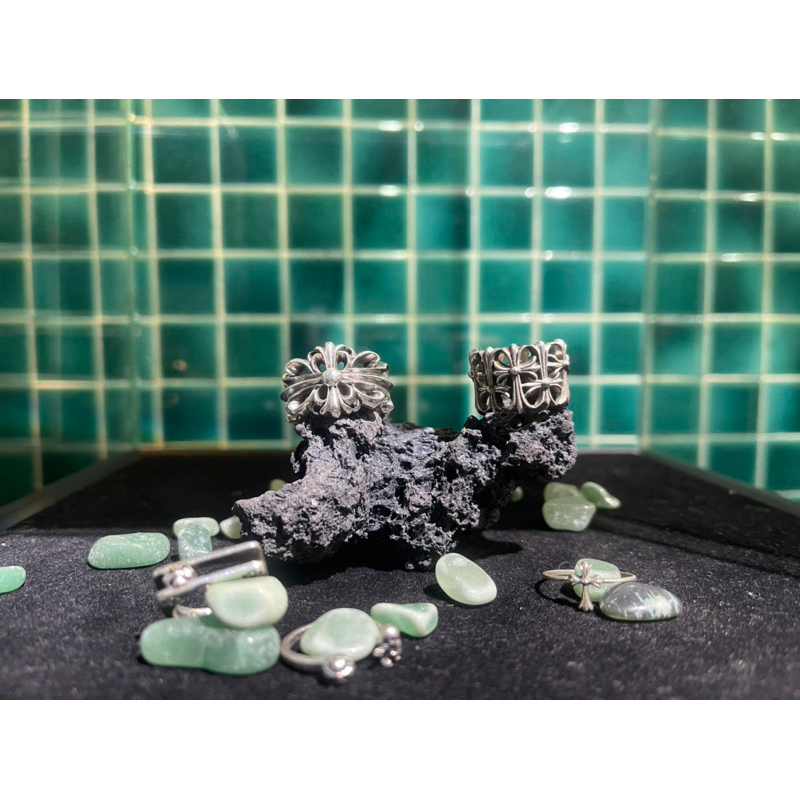 Nhẫn Chrome Hearts Cemetory nam nữ bạc 925 phong cách cá tính, Nhẫn bạc nam nữ CH Cemetory sang trọng