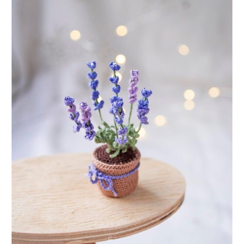 Hoa len mini handmade