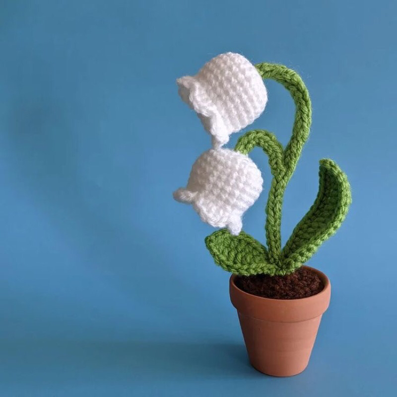 Hoa len mini handmade