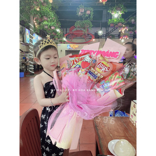 Bó hoa bánh kẹo