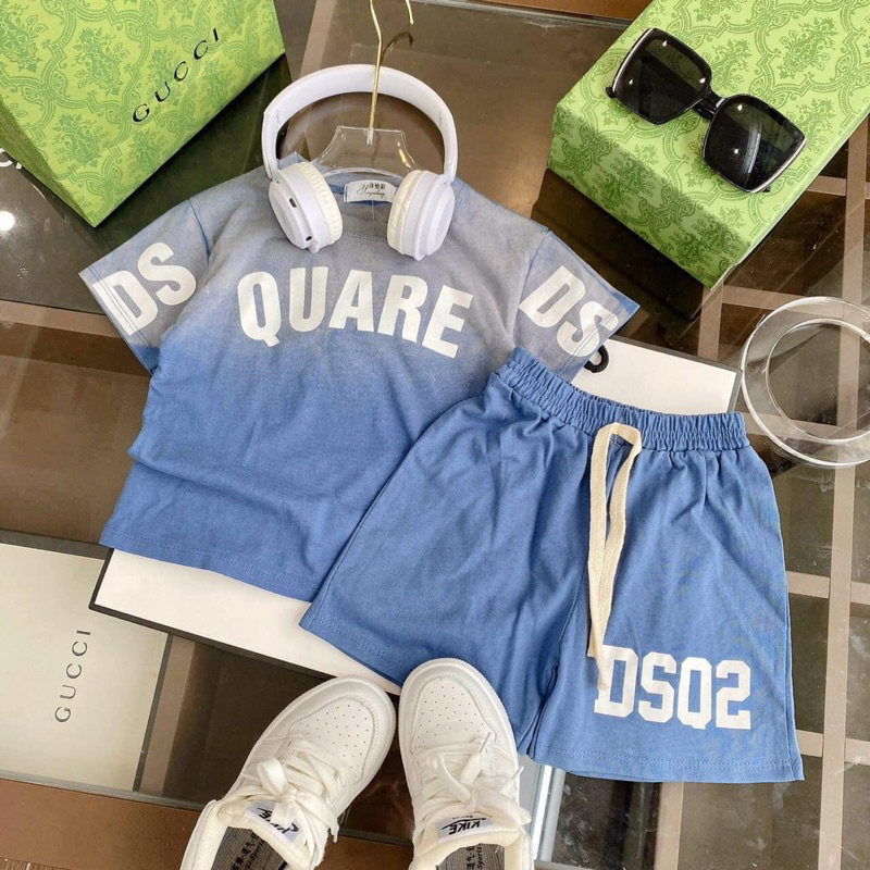 Sỉ bộ loang in cham bé trai thun qc Jane snkids