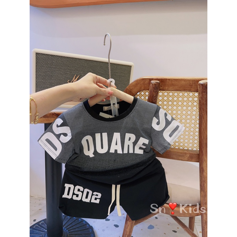 Sỉ bộ loang in cham bé trai thun qc Jane snkids