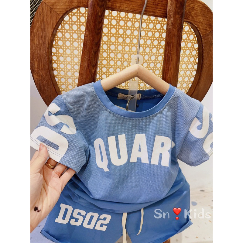 Sỉ bộ loang in cham bé trai thun qc Jane snkids