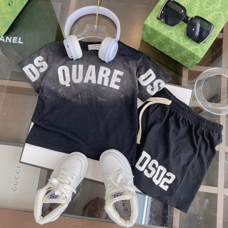 Sỉ bộ loang in cham bé trai thun qc Jane snkids