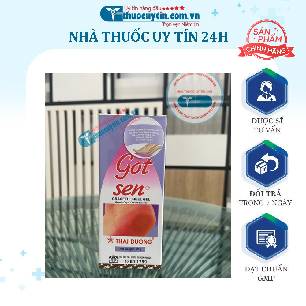 Kem Gót Sen Thái Dương (20G) Hết Nứt Gót Chân