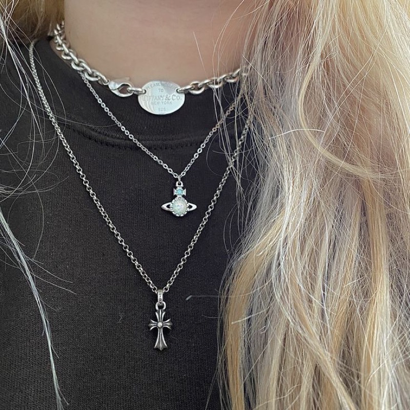 Dây chuyền Chrome Hearts Baby Fat nam nữ bạc 925, Dây chuyền nam nữ CH Baby fat cá tính sang trọng và tỏa sáng