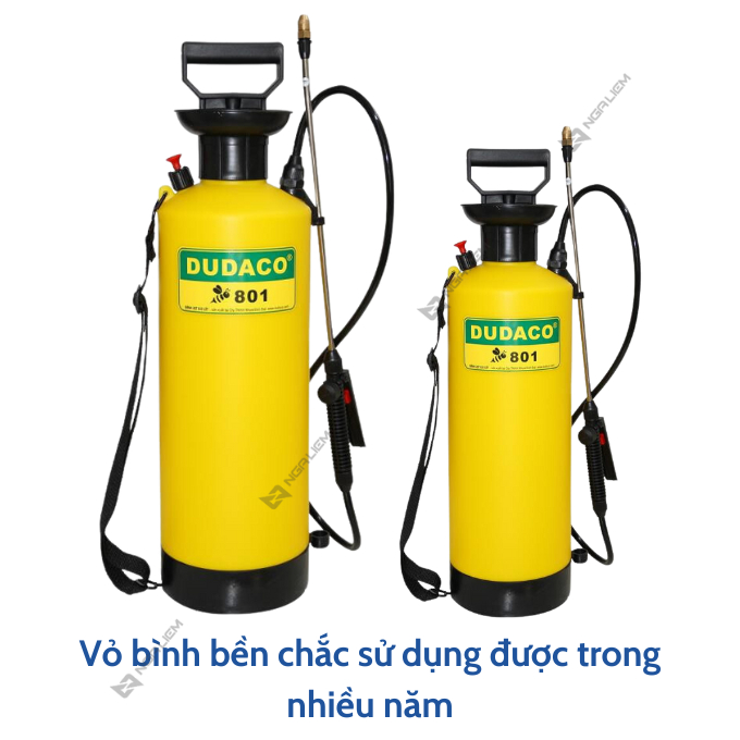 Bình xịt 10 Lít Dudaco, dùng phun tưới