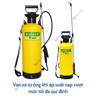 Bình xịt 8 Lít Dudaco, dùng phun tưới [Hàng chính hãng]