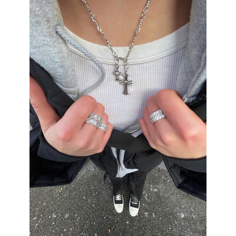 Dây chuyền Chrome Hearts Baby Fat nam nữ bạc 925, Dây chuyền nam nữ CH Baby fat cá tính sang trọng và tỏa sáng